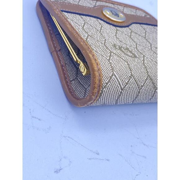 Authentic Dior Honeycomb Canvas Wallet - Picture 10 of 10